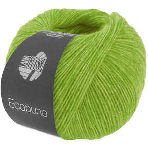 Lana Grossa Ecopuno 50g Farb-Nr. 215, Frühlingsgrün