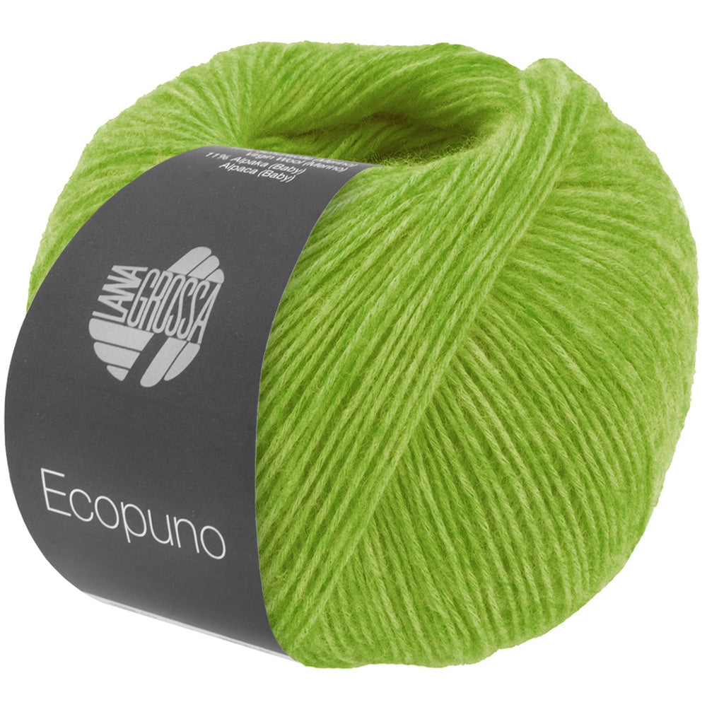 Lana Grossa Ecopuno 50g Farb-Nr. 215, Frühlingsgrün
