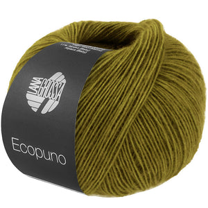 Lana Grossa Ecopuno 50g Farb-Nr. 220, Oliv