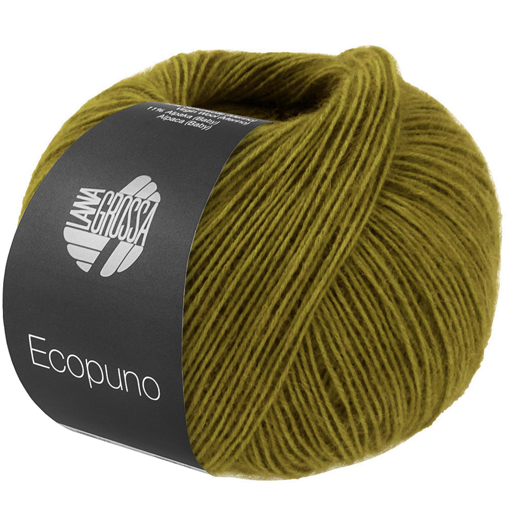 Lana Grossa Ecopuno 50g Farb-Nr. 220, Oliv