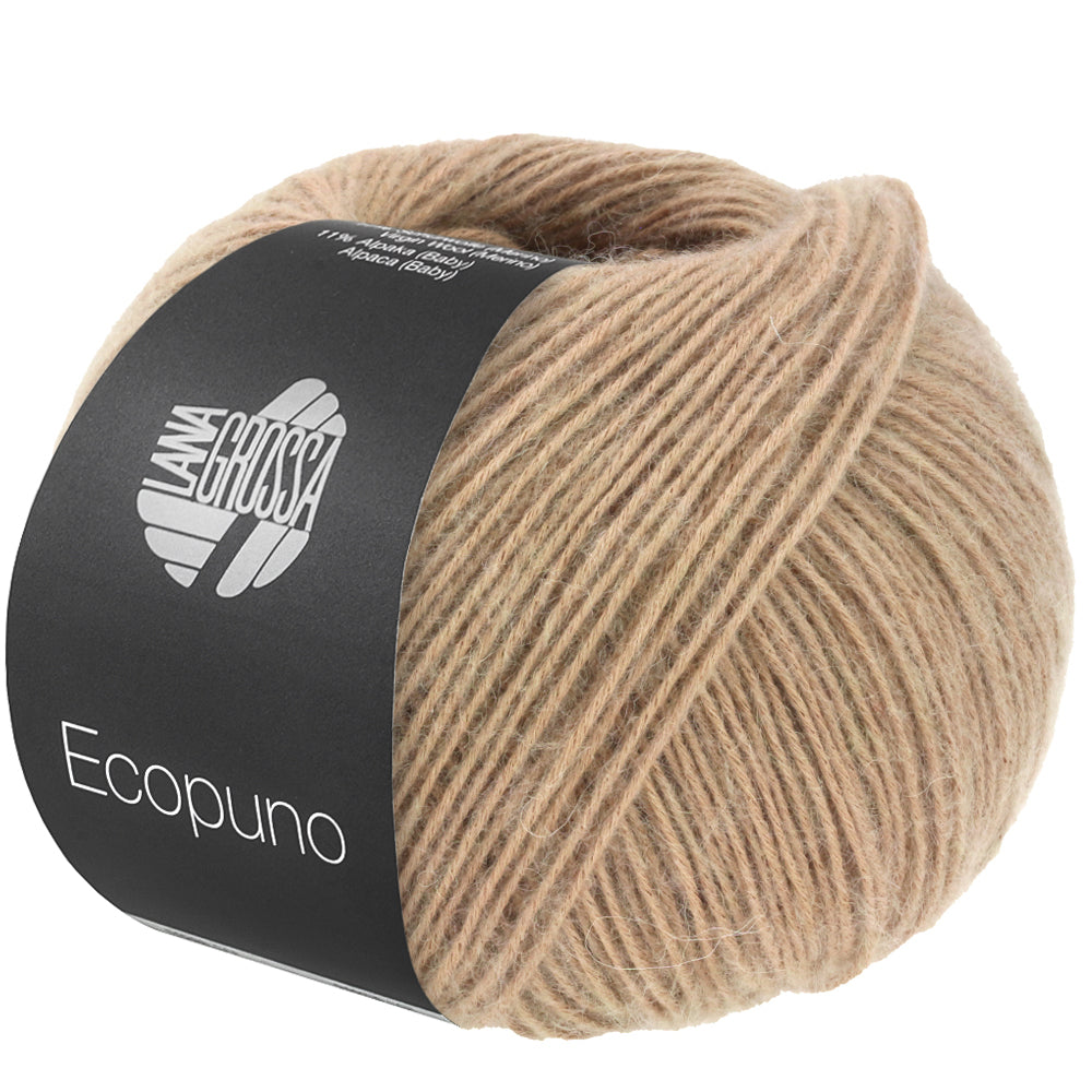 Lana Grossa Ecopuno 50g Farb-Nr. 222, Leinenbeige