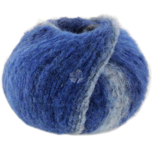 Lana Grossa GIGANTE Farb-Nr. 7, Dunkel-/Nachtblau/Graublau/Grau 100g