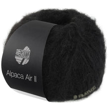 Lade das Bild in den Galerie-Viewer, Lana Grossa Alpaca Air II Schwarz Nr. 12
