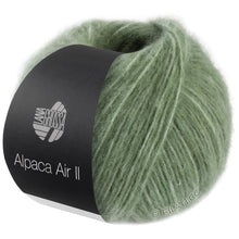 Lade das Bild in den Galerie-Viewer, Lana Grossa Alpaca Air II Graugrün Nr. 14
