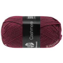 Lade das Bild in den Galerie-Viewer, Lana Grossa Meilenweit 50g Cashmere Bordeaux 44
