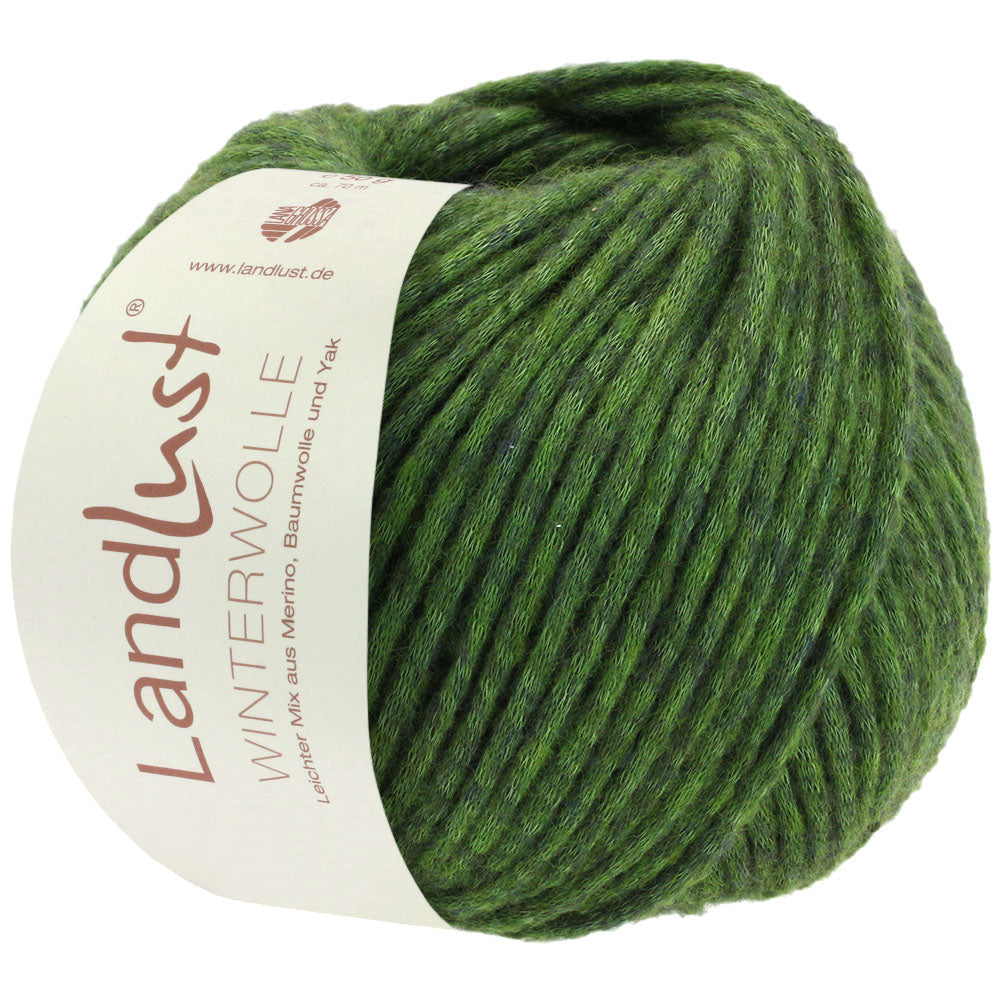 Lana Grossa Landlust Farb-Nr. 14, Moosgrün Meliert 50g