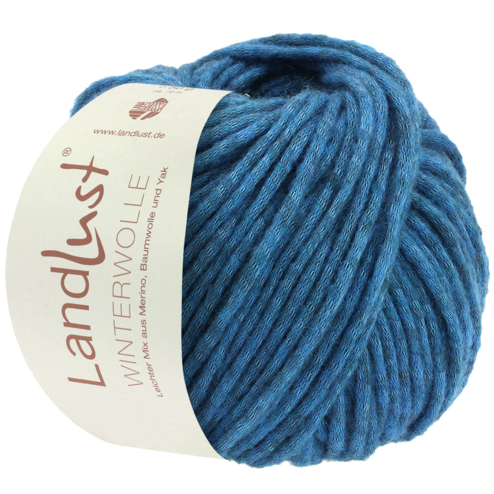 Lana Grossa Landlust Farb-Nr. 15, Kobaltblau Meliert 50g