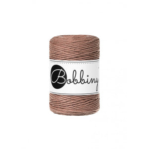 Bobbiny Makramee-Kordel, einfach gedreht, 1,5 mm, Mocha Mousse