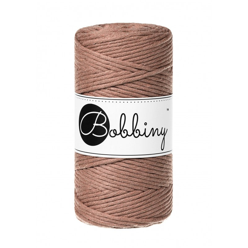 Bobbiny Makramee-Kordel, einfach gedreht, 3 mm,