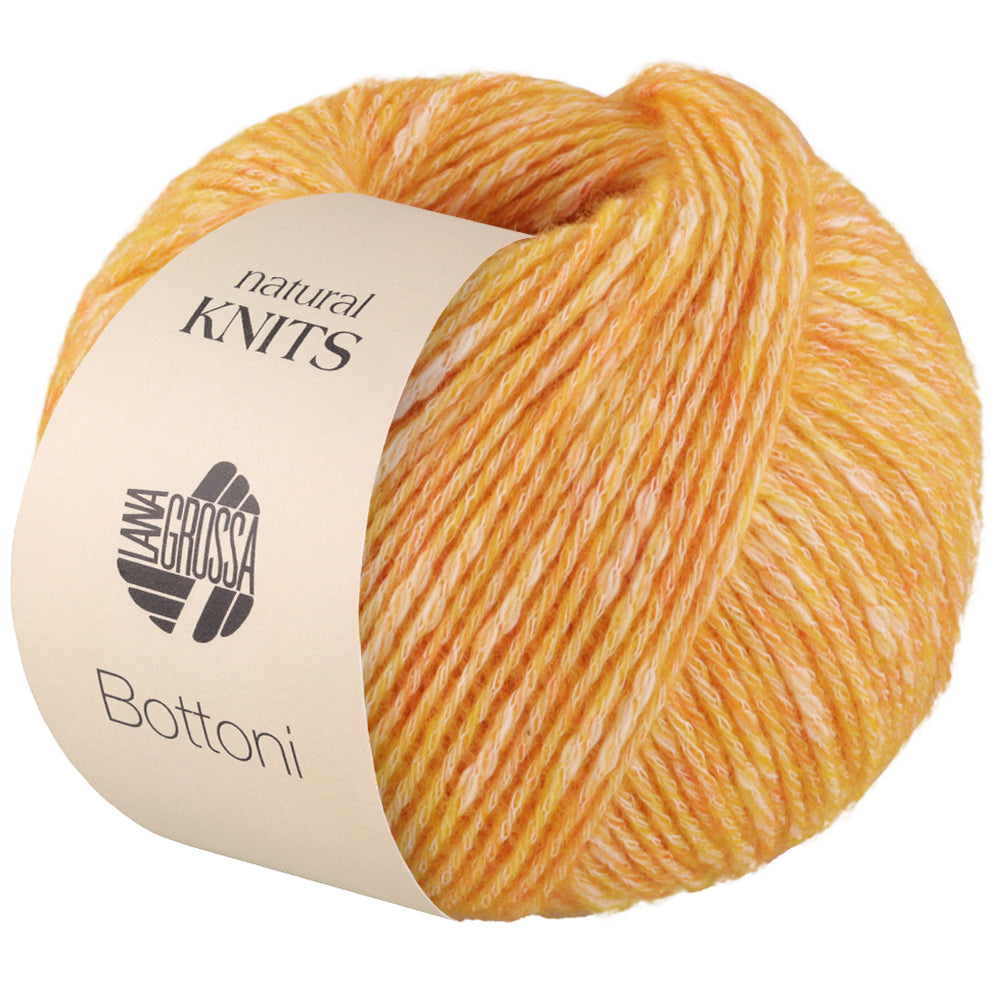 Lana Grossa Bottoni Farbnr. 2 Gelb/Orange/Creme 50g