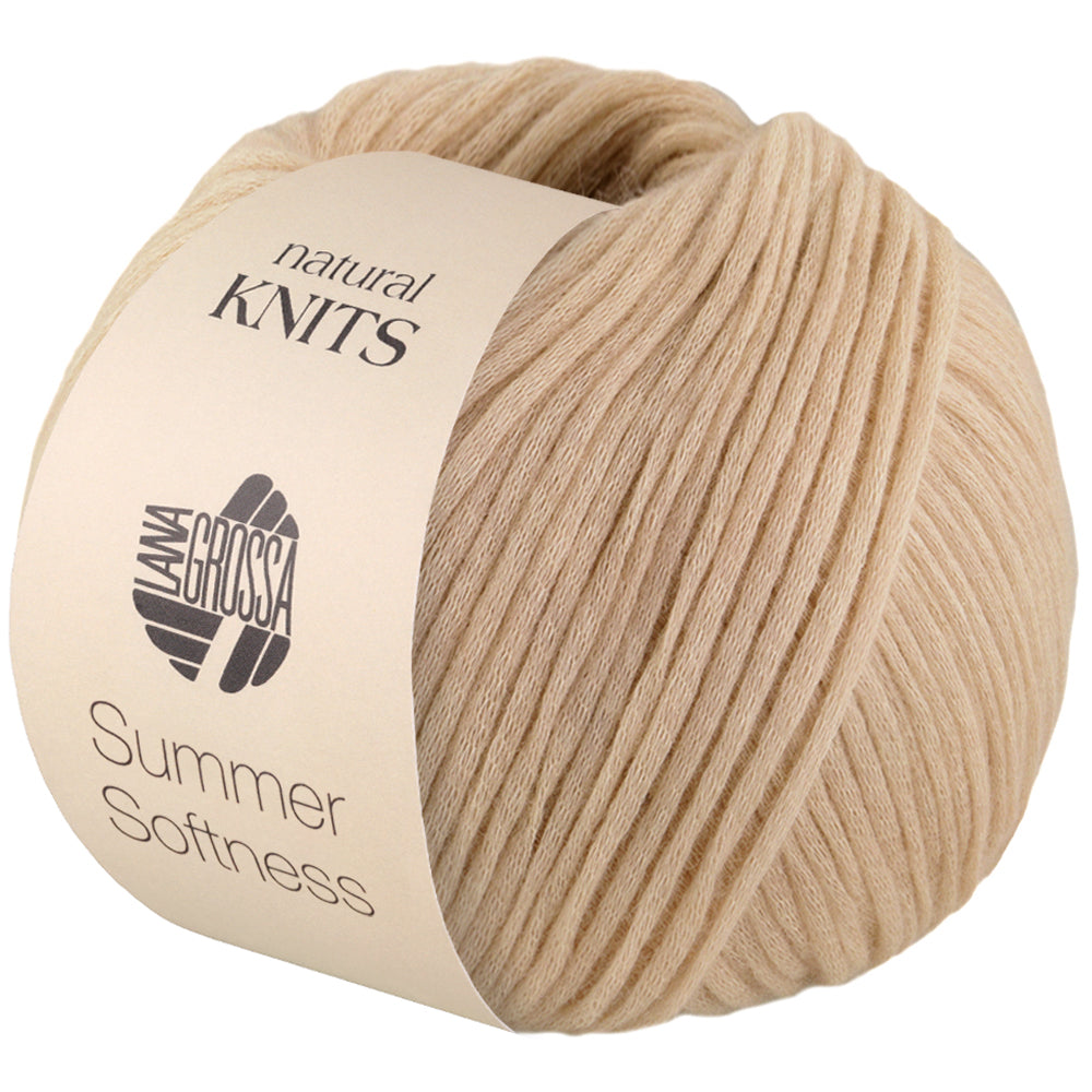 Lana Grossa Summer Softness Farbnr. 3 beige, 50g