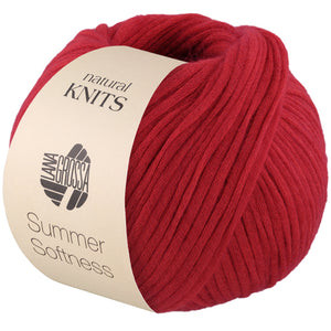 Lana Grossa Summer Softness Farbnr. 7 rot, 50g