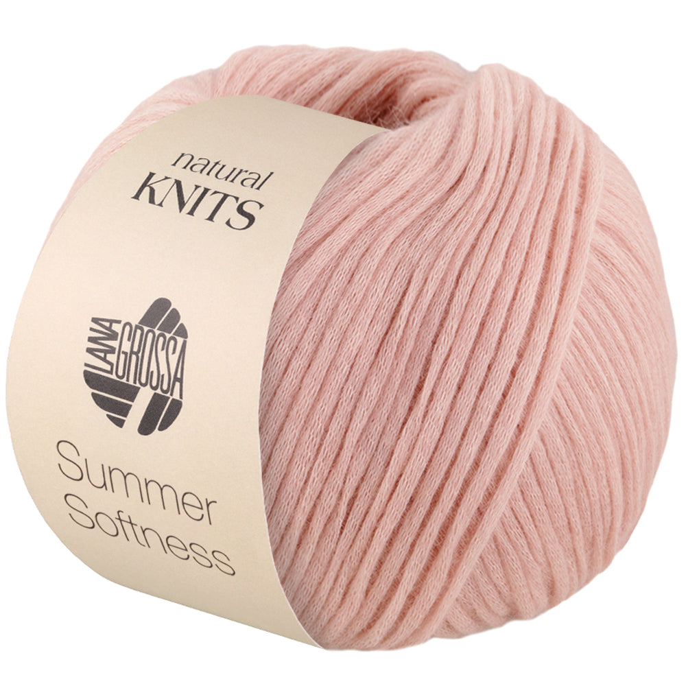 Lana Grossa Summer Softness Farbnr. 10, pastellrosa 50g