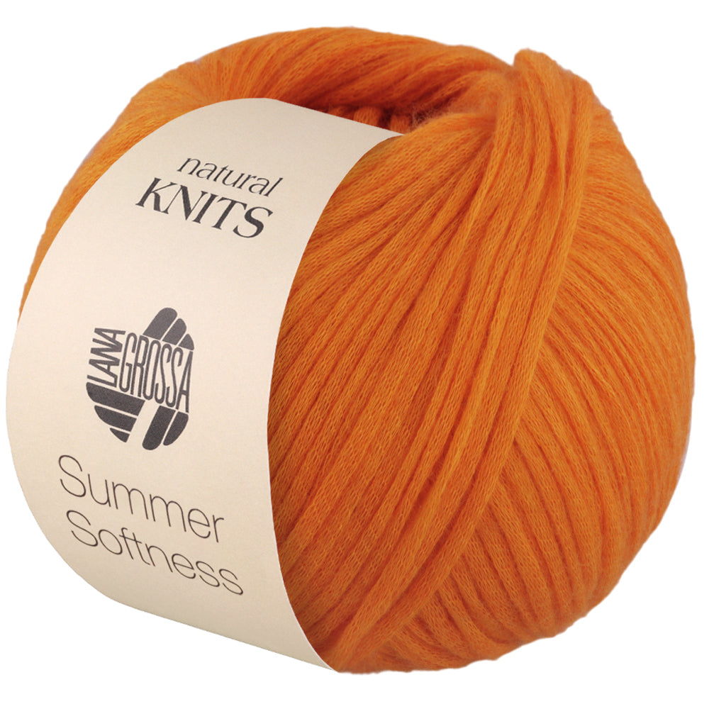 Lana Grossa Summer Softness Farbnr. 12 orange, 50g