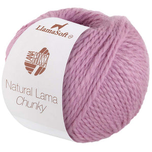 Lana Grossa NATURAL LAMA CHUNKY fliederrosa 002