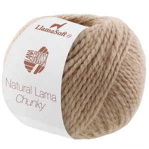 Lana Grossa NATURAL LAMA CHUNKY hellbeige 010