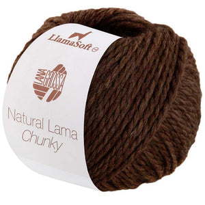 Lana Grossa NATURAL LAMA CHUNKY Schokobraun 013