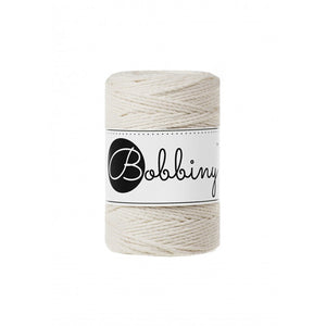 Bobbiny Makramee-Kordel, dreifach gedreht, 1,5 mm, 3PLY MAKRAMEE-SCHNUR NATURAL