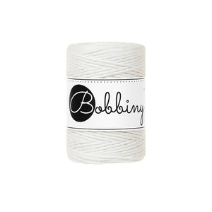 Bobbiny Makramee-Kordel, einfach gedreht, 1,5 mm, Off White