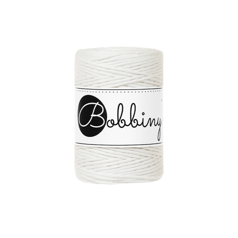 Bobbiny Makramee-Kordel, einfach gedreht, 1,5 mm, Off White