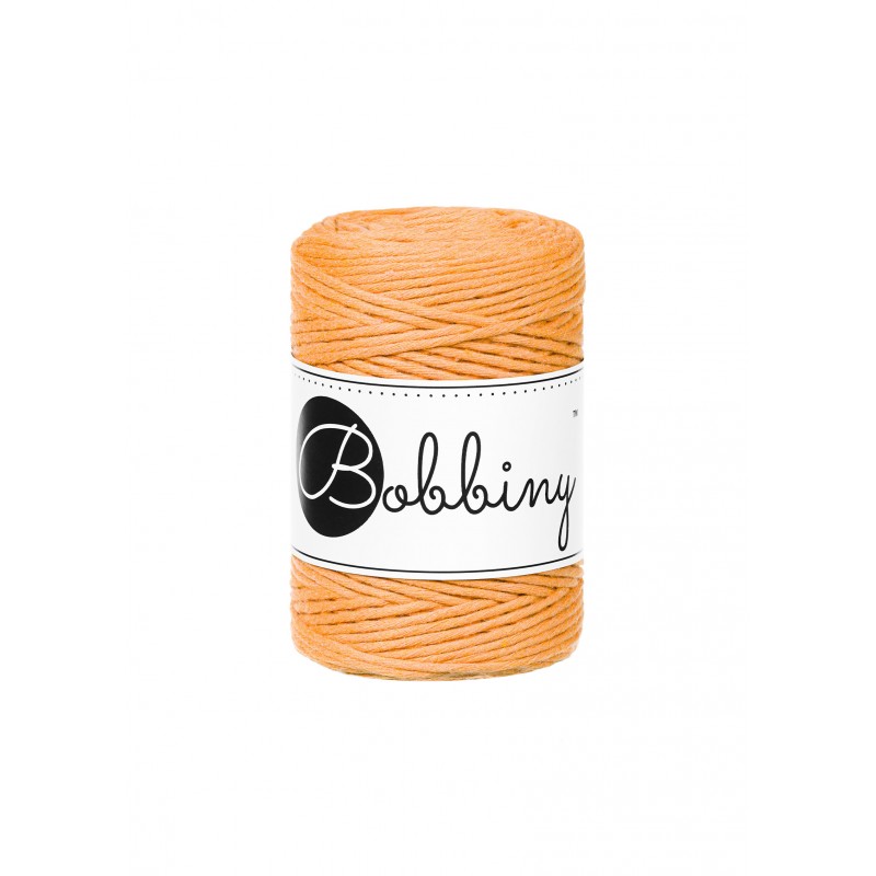 Bobbiny Makramee-Kordel, einfach gedreht, 1,5 mm, orange