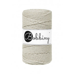 Bobbiny Makramee-Kordel, dreifach gedreht, 3 mm, Pale Olive