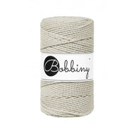Bobbiny Makramee-Kordel, dreifach gedreht, 3 mm, Pale Olive