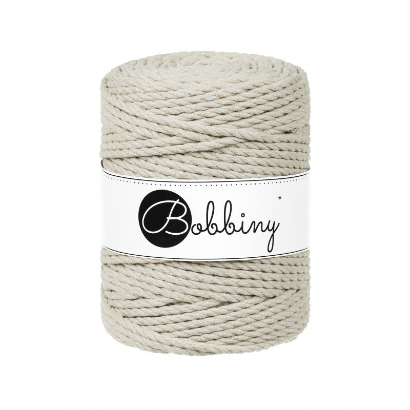 Bobbiny Makramee-Kordel, dreifach gedreht, 5 mm, Pale Olive