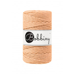 Bobbiny Makramee-Kordel, dreifach gedreht, 3 mm, peach fuzz 3PLY MAKRAMEE-SCHNUR