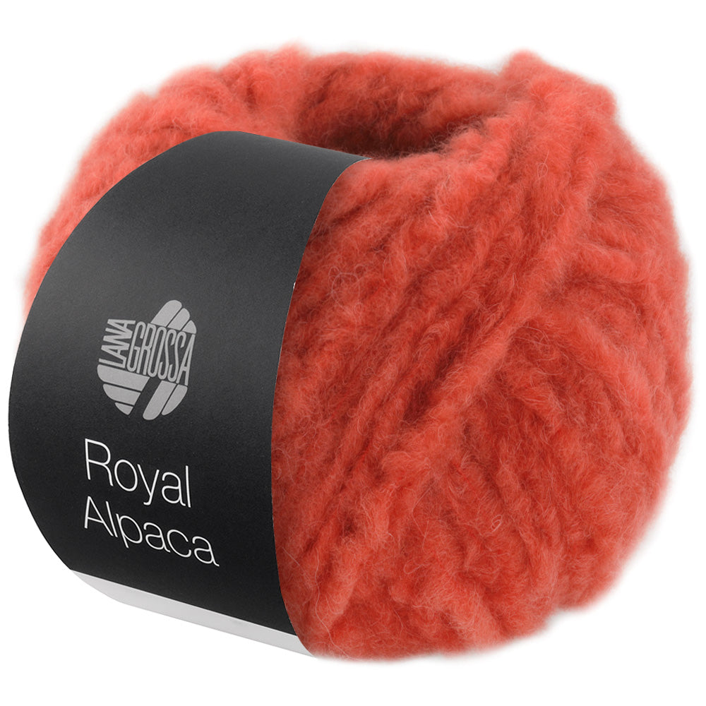 Lana Grossa Royal Alpaca 50g Farb-Nr. 5, Rostorange