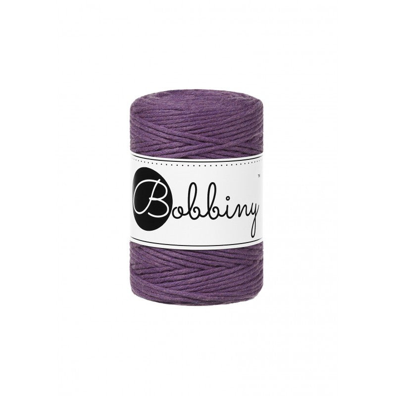 Bobbiny Makramee-Kordel, einfach gedreht, 1,5 mm, Violet