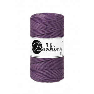 Bobbiny Makramee-Kordel, einfach gedreht, 3 mm, Violet