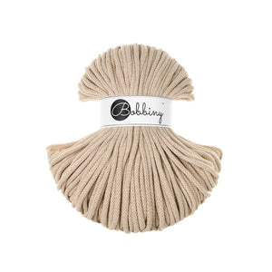 Bobbiny Flechtkordel, 5 mm, WARM BEIGE