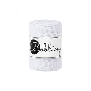 Bobbiny Makramee-Kordel, dreifach gedreht, 1,5 mm, 3PLY MAKRAMEE-SCHNUR WHITE