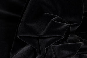 Samt Uni schwarz