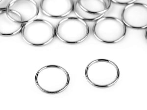 Ring 10mm silber 50 Stück