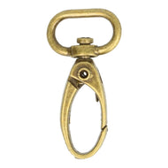 Karabiner 15mm altgold