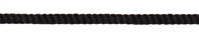 Kordel Parkakordel gedreht 4mm schwarz