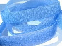 Klettband 20mm hellblau Hakenband