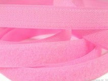 Klettband 20mm rosa Flauschband