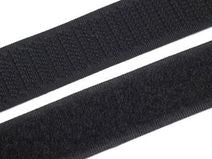 Klettband 20mm schwarz Hakenband