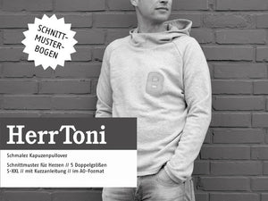 Schnittreif - HerrTONI - Kapuzensweater für Herren