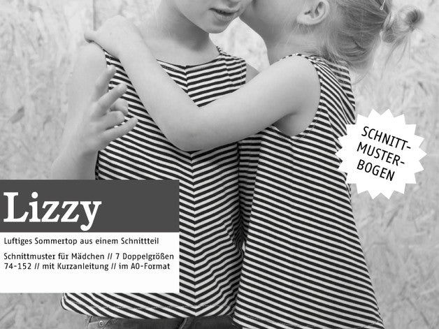 Schnittreif - LIZZY- luftiges Mädchentop