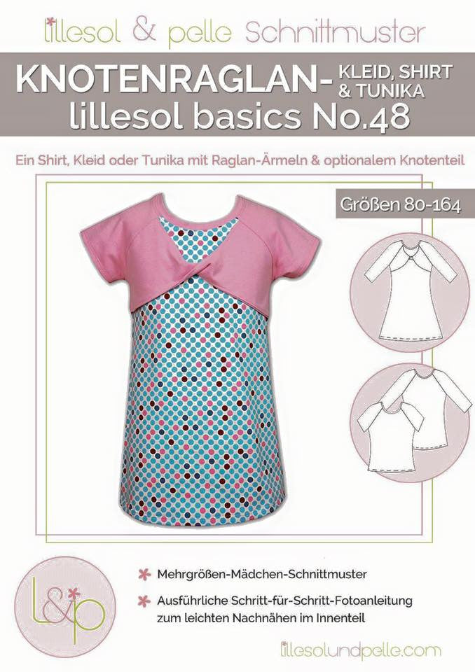 Lillesol - Knotenraglan- Kleid, Shirt und Tunika  basics No.48