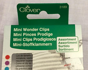 Clover Stoffklammern 1 Stk. grün mini