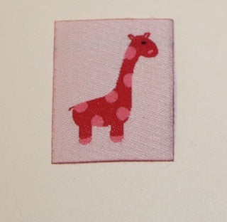 Etikett Giraffenland pink-rosa