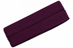 Jersey-Schrägband Viskose 3 Meter lila rotlila Nr. 919