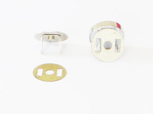 Magnet-Verschluss 14mm silber