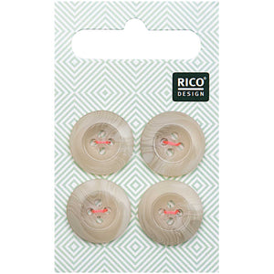 Rico Design strukturiert beige 17mm