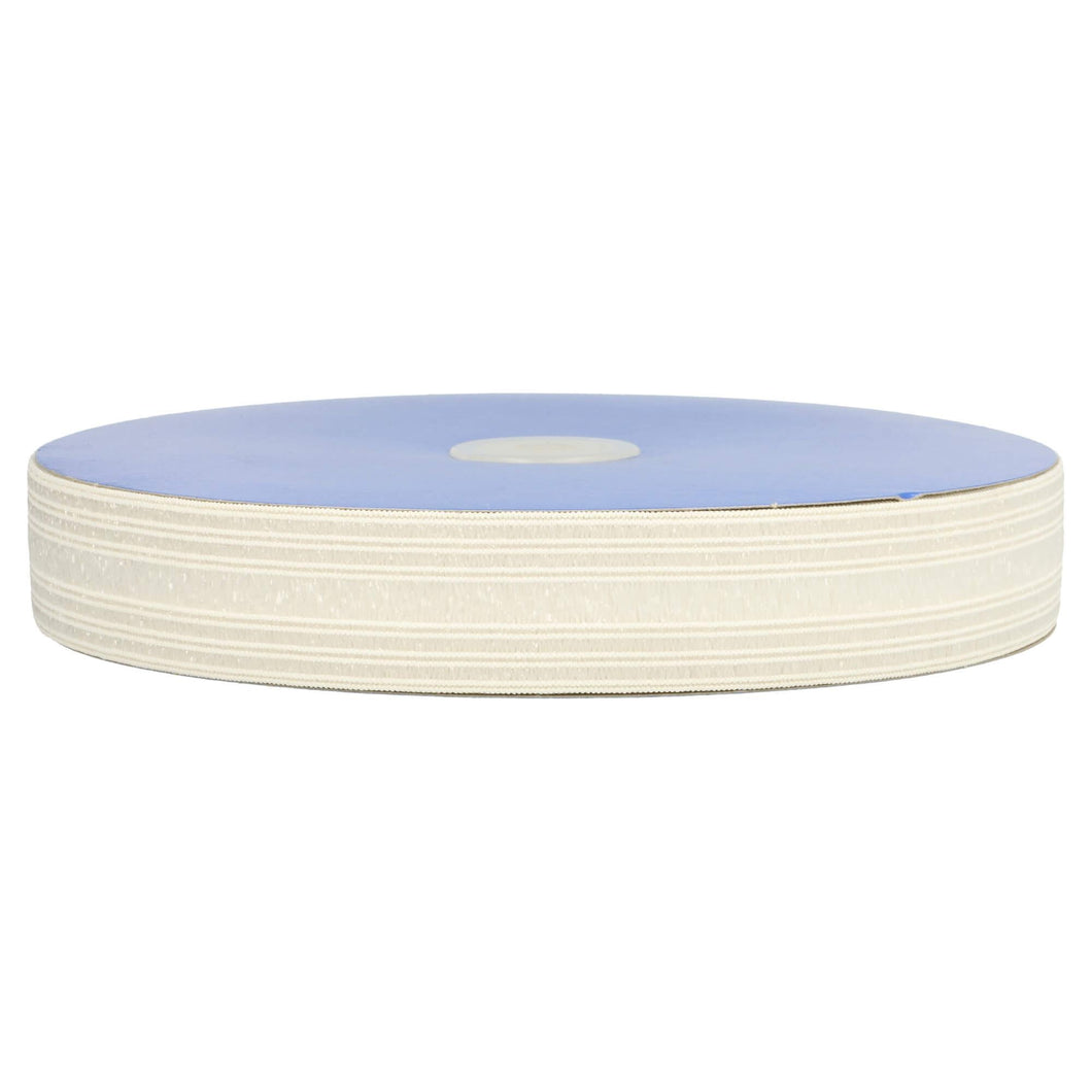 Kräusel-Gummiband elastisch 32mm weiß